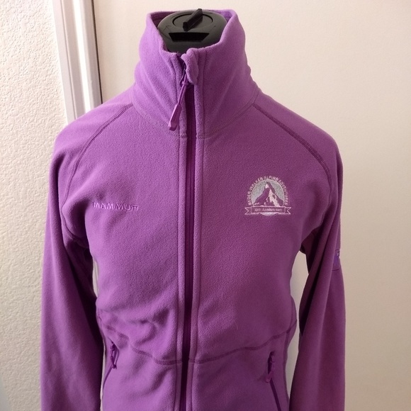 MAMMUT Women's Tecnopile Purple Full Zip - Picture 1 of 8